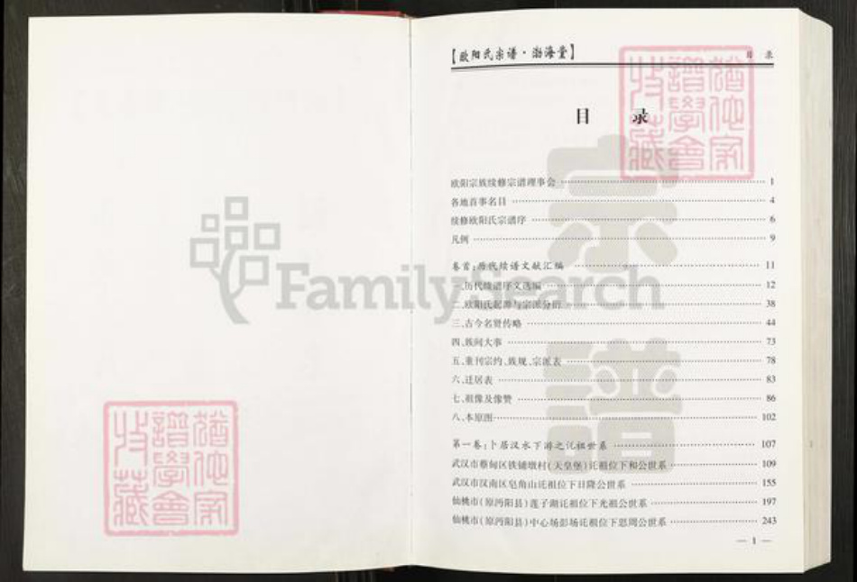 湖北省武汉市蔡甸区欧阳氏渤海堂族谱-欧阳氏宗谱.pdf电子版插图2