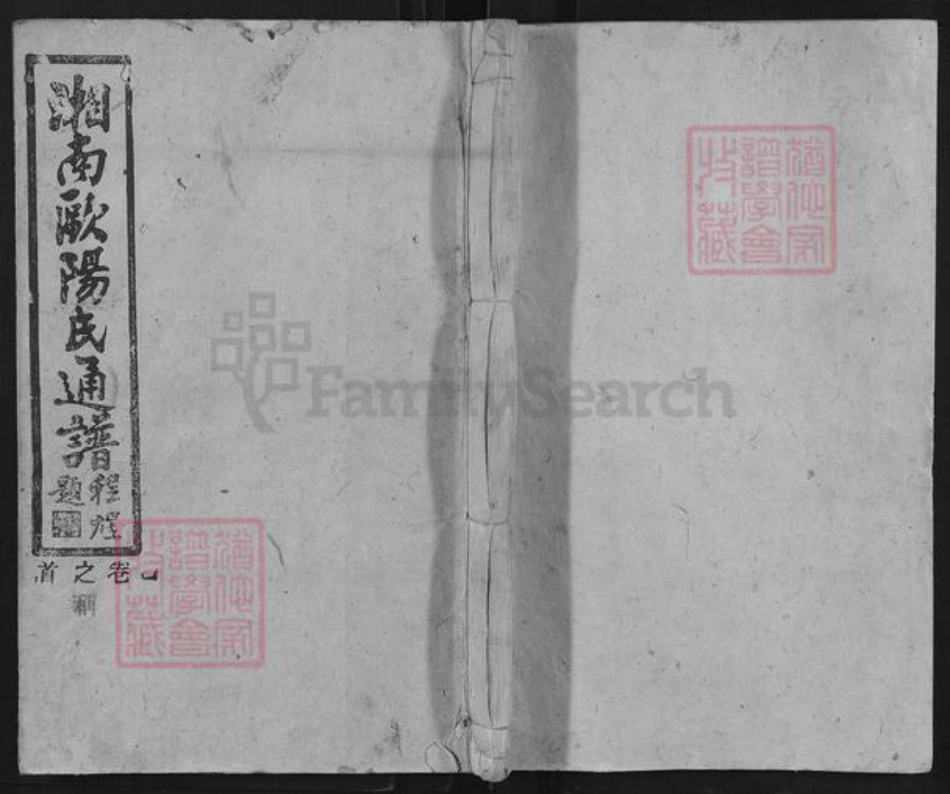 湖南省郴州市宜章县湖南省郴州市资兴市欧阳氏文忠堂族谱-湘南欧阳氏通谱.pdf电子版插图