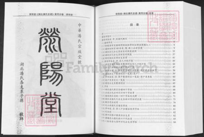 湖北省黄冈市潘氏荥阳堂族谱-湖北潘氏总谱.黄岗分卷.pdf电子版插图3