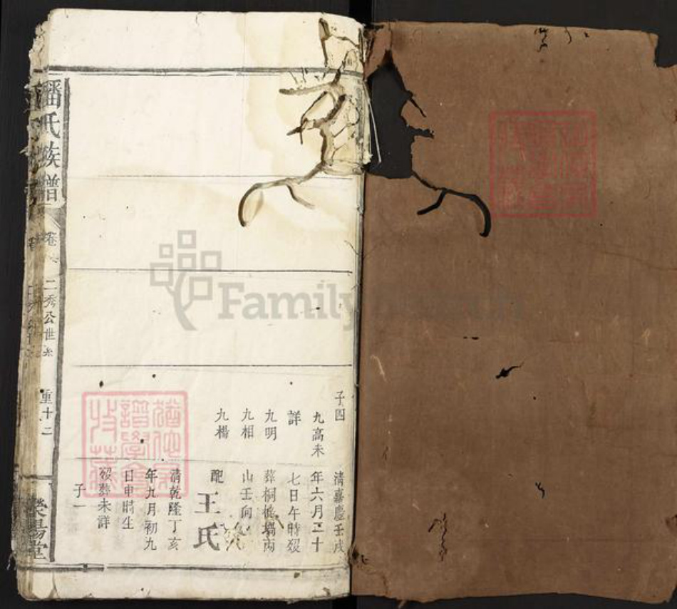 江西省宜春市袁州区潘氏荣阳堂族谱-潘氏宗谱.pdf电子版插图1