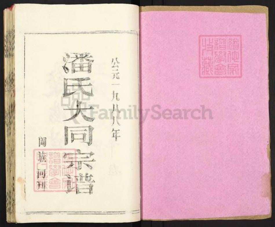 湖北省黄冈市罗田县潘氏清和堂族谱-潘氏宗谱.pdf电子版插图1