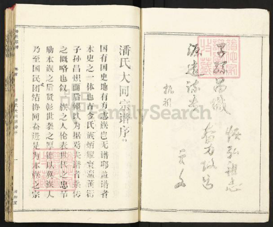 湖北省黄冈市罗田县潘氏清和堂族谱-潘氏宗谱.pdf电子版插图3