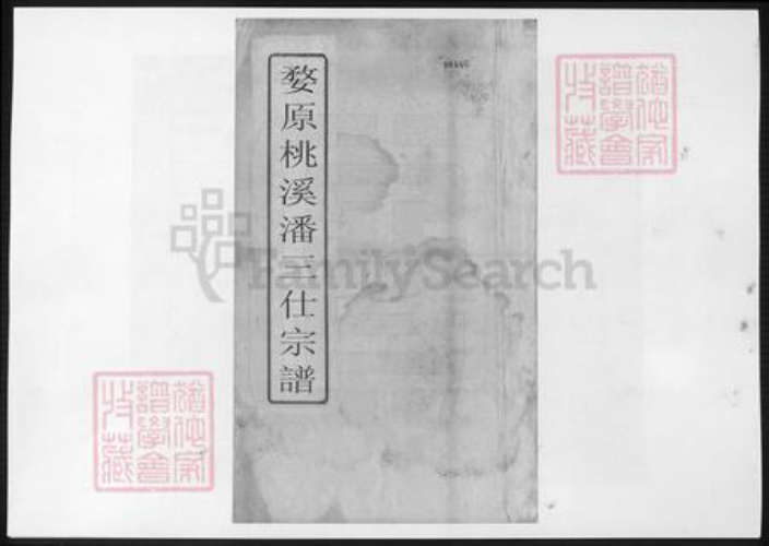 江西省上饶市婺源县潘氏族谱-婺源桃溪潘三仕宗谱.pdf电子版插图