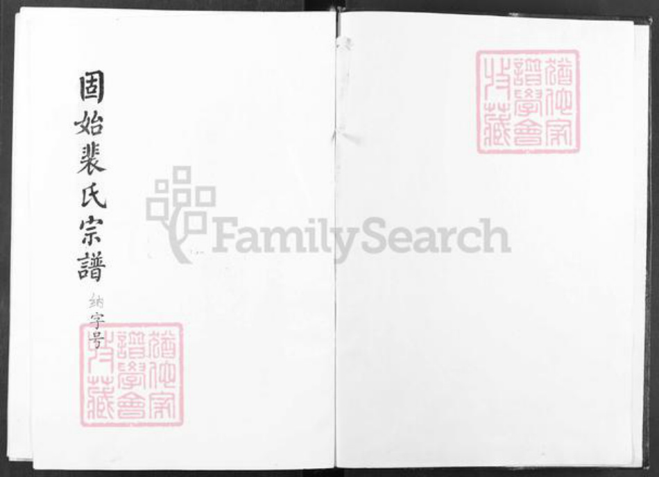 河南省信阳市固始县裴氏绿野堂族谱-固始裴氏宗谱.pdf电子版插图1