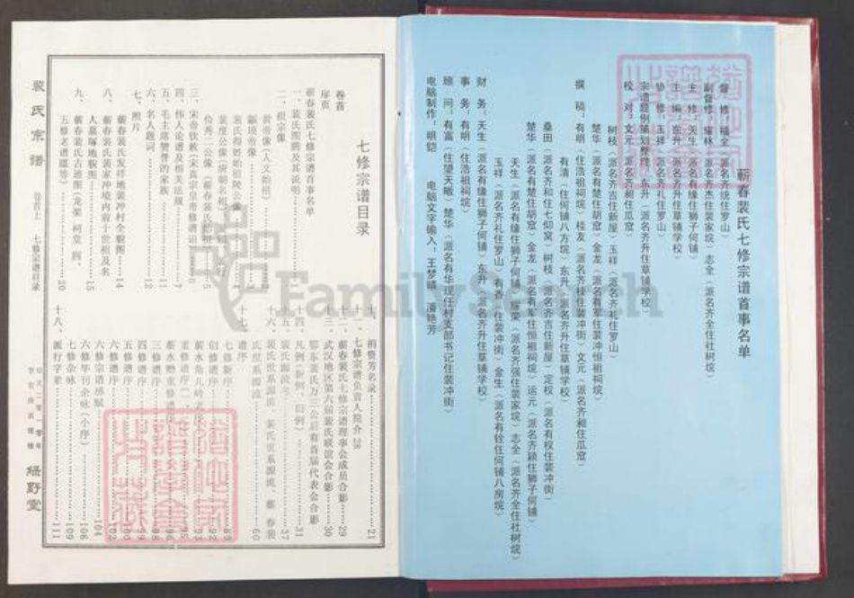 湖北省黄冈市蕲春县青石镇裴氏绿野堂族谱-蕲春裴氏宗谱.pdf电子版插图2