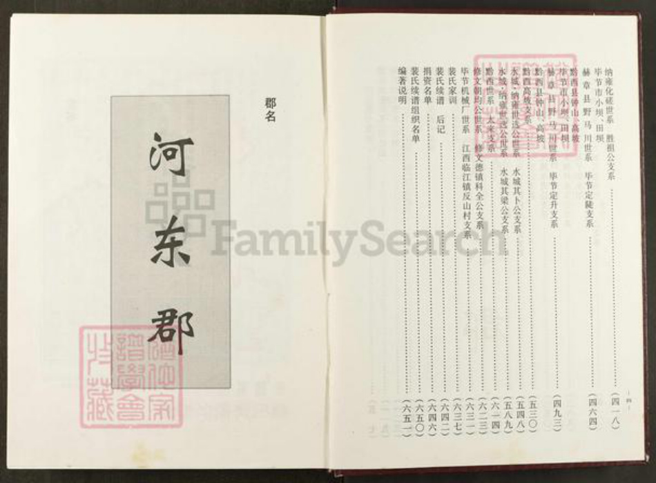 贵州省毕节市黔西县裴氏绿野堂族谱-贵州省毕节市地区裴氏族谱.pdf电子版插图4