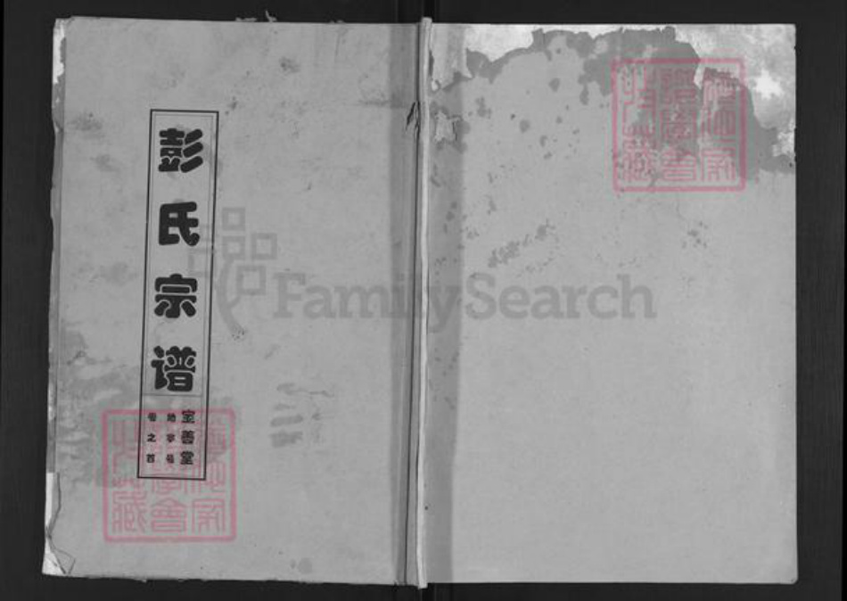 安徽省安庆市潜山县彭氏族谱-彭氏宗谱 [4卷,首末各1卷].pdf电子版插图