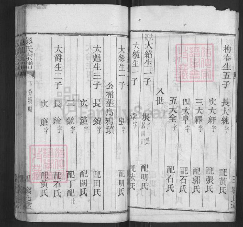 湖北省黄冈市麻城市彭氏窃比堂族谱-彭氏宗谱.pdf电子版插图4 湖北省黄冈市麻城市彭氏窃比堂族谱-彭氏宗谱.pdf电子版插图4