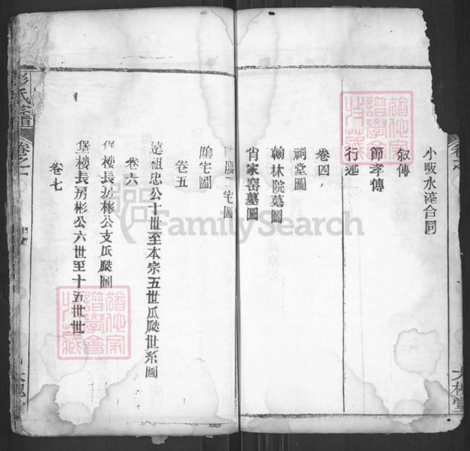 湖北省黄冈市麻城市彭氏大槐堂族谱-彭氏宗谱.pdf电子版插图4