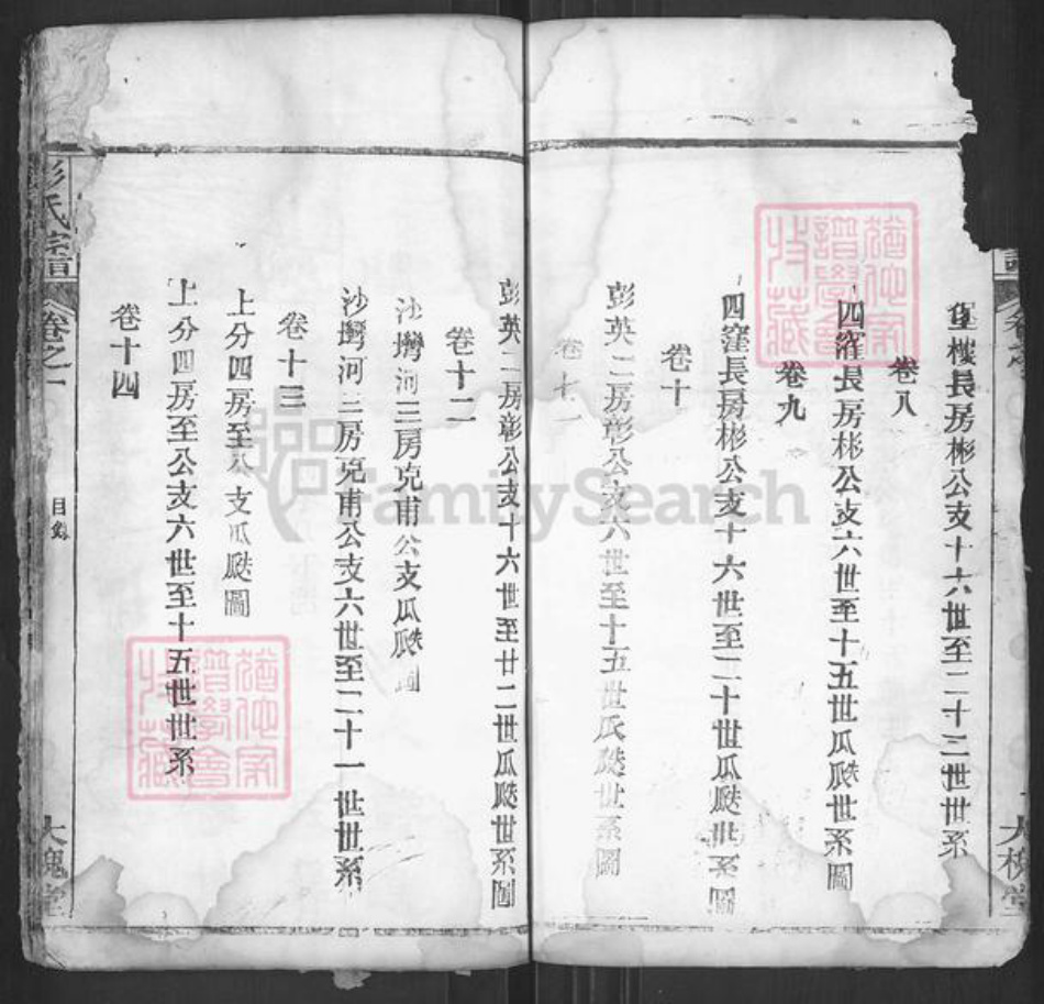 湖北省黄冈市麻城市彭氏大槐堂族谱-彭氏宗谱.pdf电子版插图5