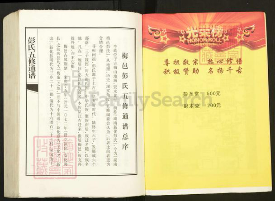 湖南省娄底市新化县温塘镇彭氏族谱-湖南梅邑彭氏五修通谱.pdf电子版插图4