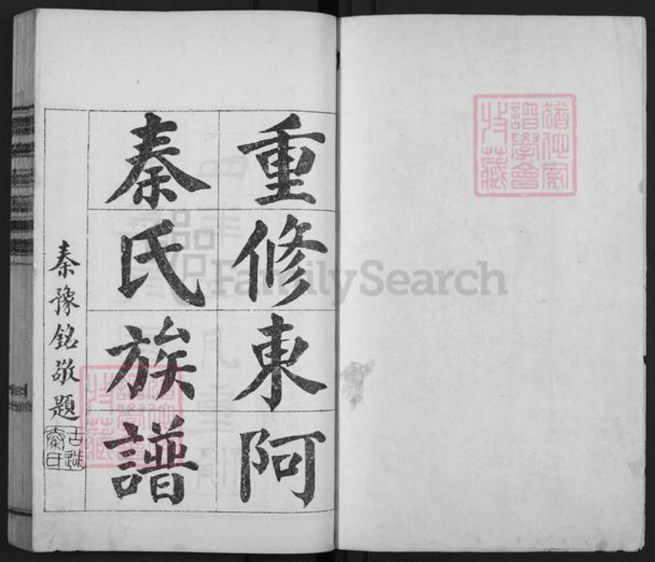 山东省聊城市东阿县秦氏族谱-东阿秦氏族谱.pdf电子版插图1