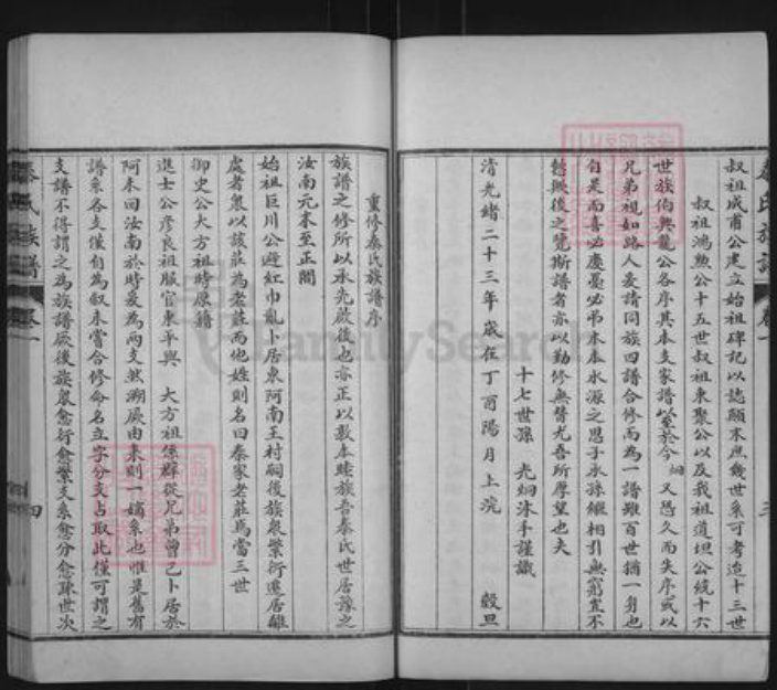 山东省聊城市东阿县刘集镇秦氏族谱-东阿秦氏族谱.pdf电子版插图5