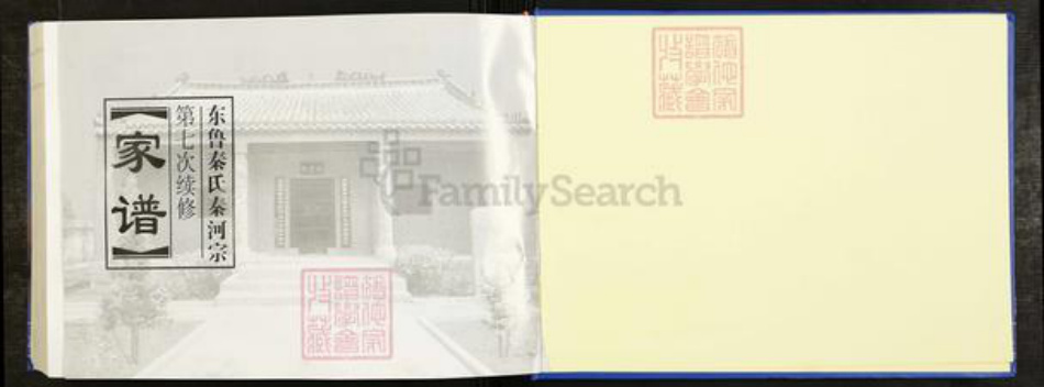 山东省泰安市岱岳区秦氏族谱-东鲁秦氏秦河宗第七次续修家谱.pdf电子版插图1