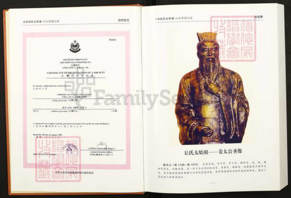山东省泰安市肥城市丘氏族谱-中华丘(邱)氏大宗谱.山东肥城分谱.pdf电子版插图2
