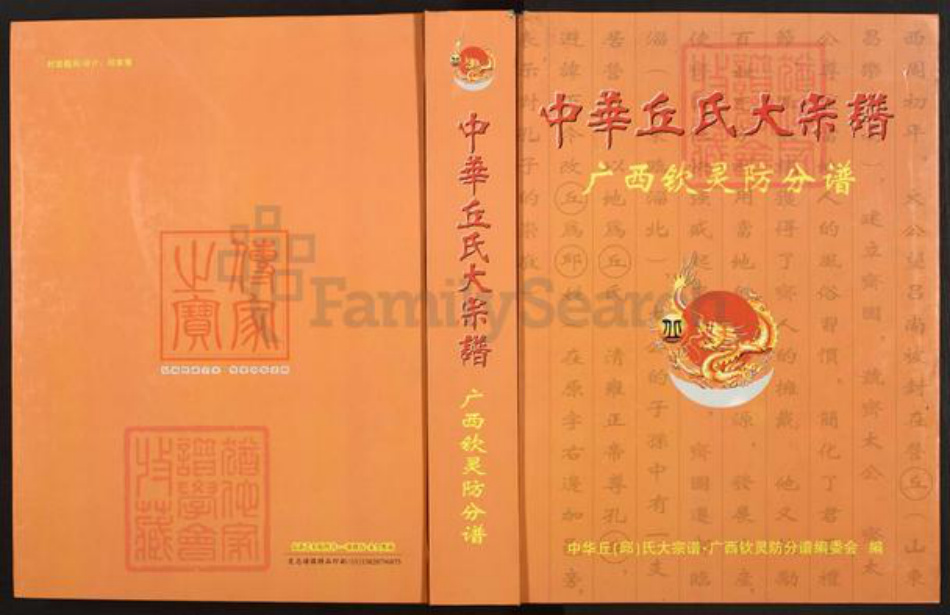 广西壮族自治区丘氏族谱-中华丘氏大宗谱.广西钦灵防分谱.pdf电子版插图