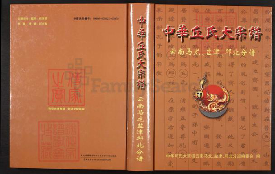 云南省曲靖市马龙区丘氏族谱-中华丘氏大宗谱.云南马龙, 盐津, 邱北分谱.pdf电子版插图
