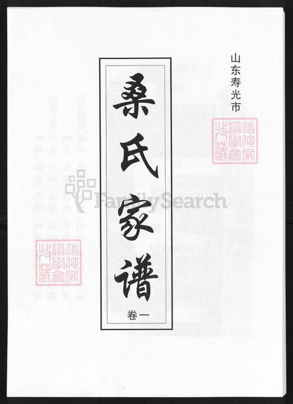 山东省潍坊市寿光市桑氏族谱-桑氏家谱.pdf电子版插图