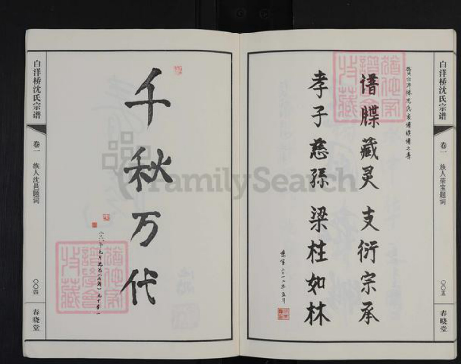 江苏省常州市天宁区郑陆镇沈氏春晓堂族谱-白洋桥沈氏宗谱.pdf电子版插图4