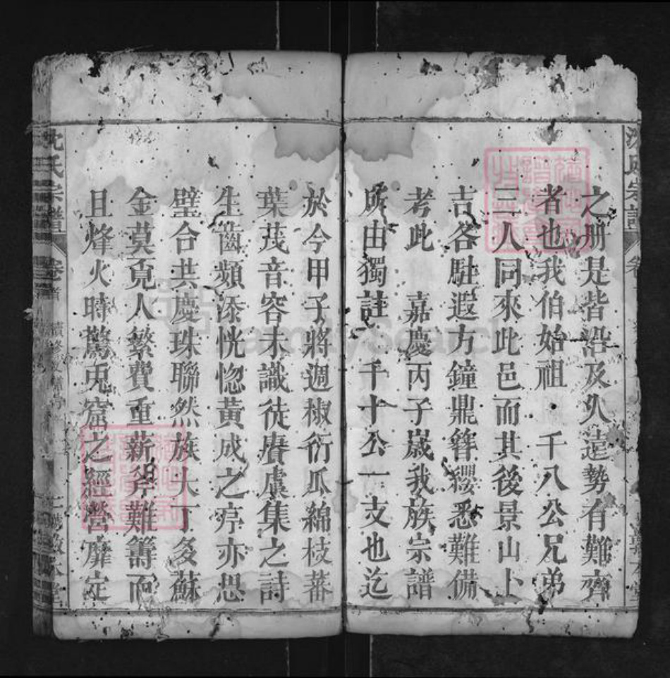 湖北省黄冈市麻城市沈氏敦本堂族谱-沈氏宗谱.pdf电子版插图2