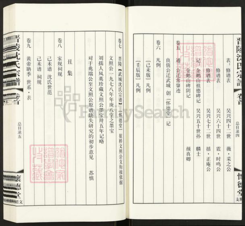 江苏省常州市武进县横林镇沈氏怀德堂族谱-晋陵(常州) 沈氏宗谱.崔桥文照支.pdf电子版插图4