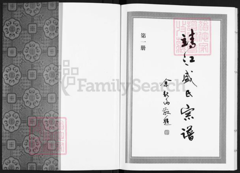 江苏省泰州市靖江市盛氏务滋堂族谱-靖江盛氏宗谱.pdf电子版插图1