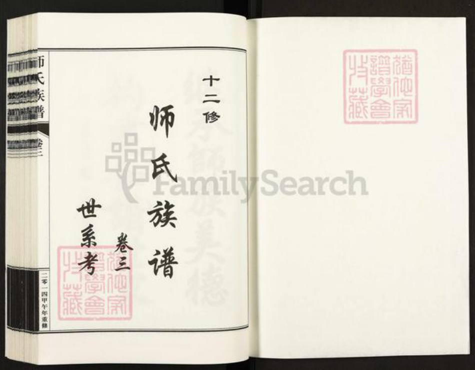 河北省衡水市故城县三朗镇师氏族谱-师氏族谱.pdf电子版插图1