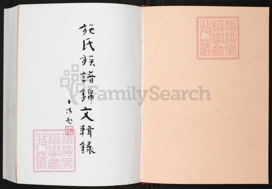 福建省泉州市晋江市龙湖镇施氏临濮堂族谱-施氏族谱锦文辑录.pdf电子版插图1 福建省泉州市晋江市龙湖镇施氏临濮堂族谱-施氏族谱锦文辑录.pdf电子版插图1