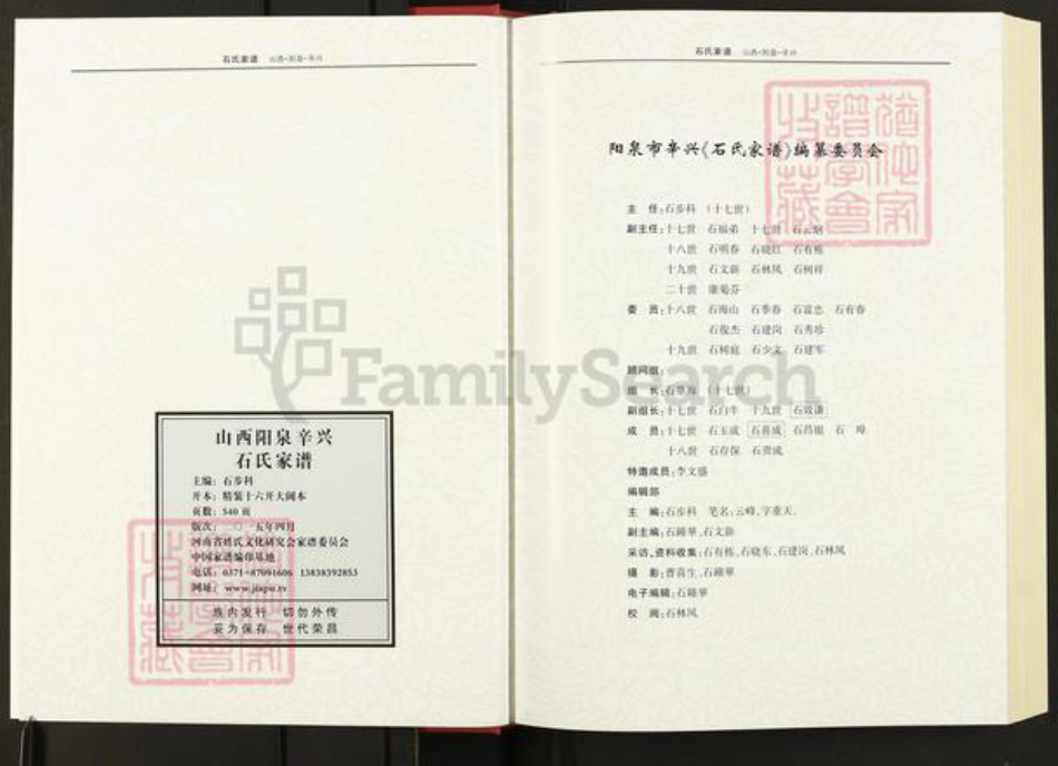 山西省阳泉市郊区平坦镇石氏族谱-石氏家谱.pdf电子版插图2