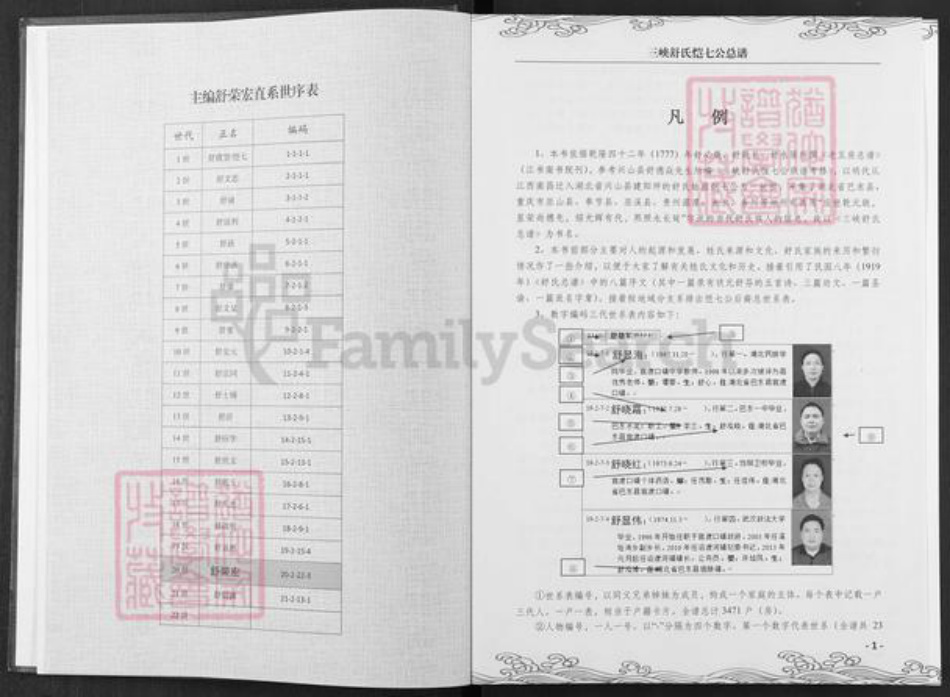 湖北省宜昌市兴山县峡口镇舒氏族谱-三峡舒氏.恺七公总谱.pdf电子版插图2