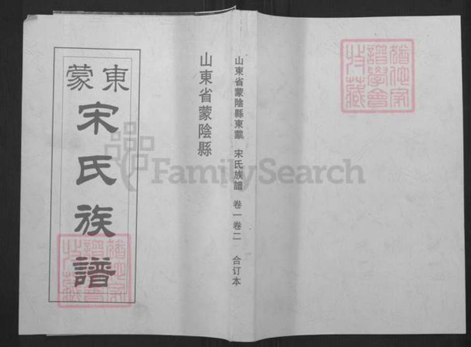 山东省临沂市蒙阴县旧寨乡镇宋氏族谱-东蒙宋氏族谱.pdf电子版插图