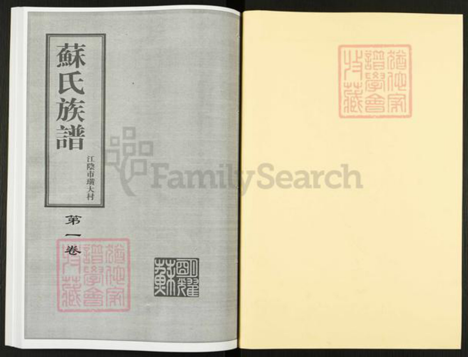 江苏省无锡市江阴市澄江街道苏氏聚星堂族谱-苏氏族谱.pdf电子版插图1