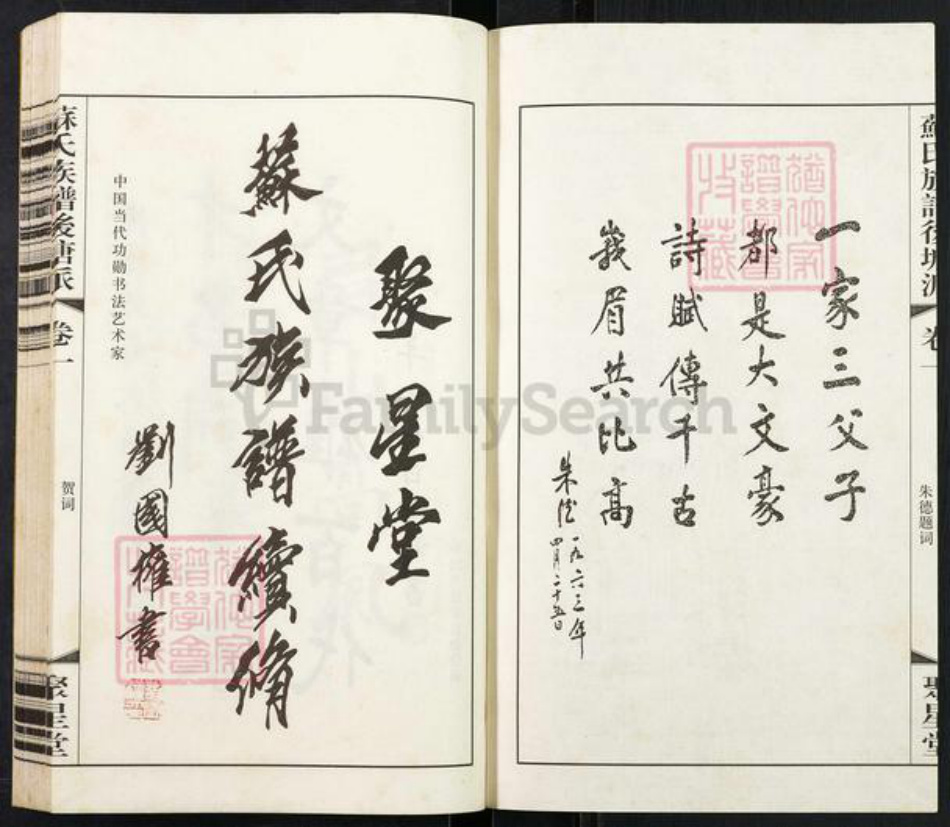 江苏省常州市天宁区郑陆镇苏氏聚星堂族谱-常州后塘派苏氏族谱.pdf电子版插图2