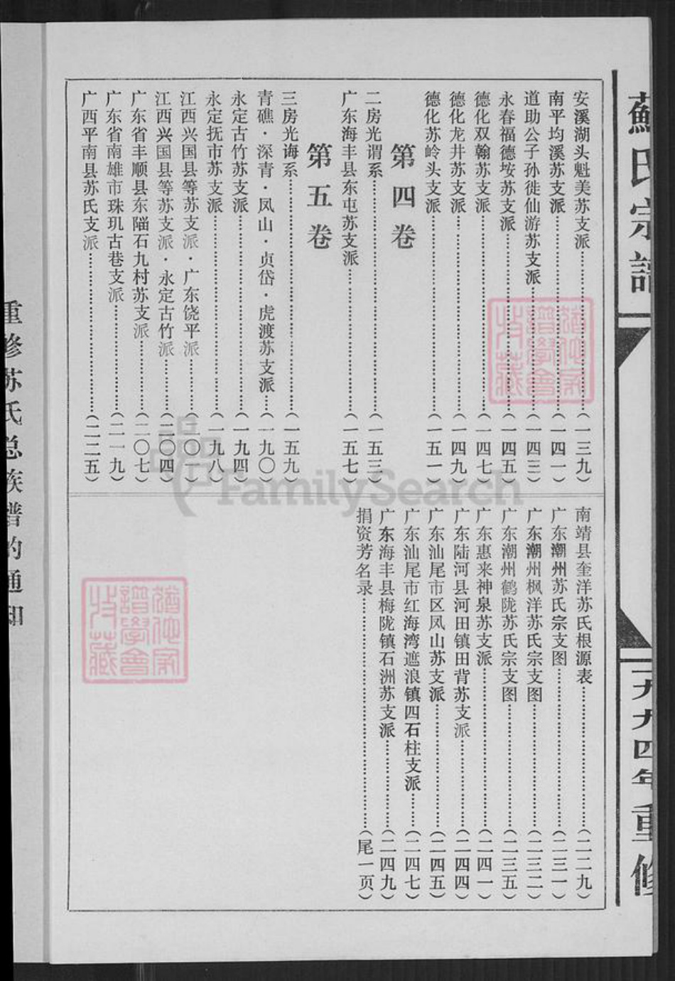 福建省厦门市同安区苏氏芦山堂族谱-芦山苏氏大宗总族谱.pdf电子版插图2