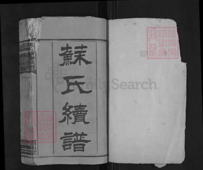 湖南省邵阳市邵东苏氏眉山堂族谱-苏氏续修族谱.pdf电子版插图1