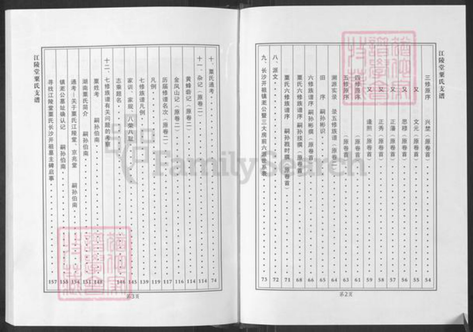 湖南省长沙市长沙县黄兴镇粟氏江陵堂族谱-粟氏江陵堂长沙七修族谱总谱.pdf电子版插图2