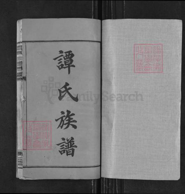 湖南省湘潭市谭氏永盛堂族谱-谭氏三修族谱.pdf电子版插图1