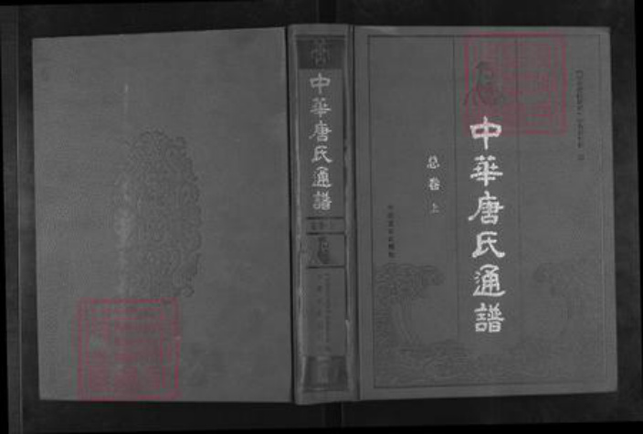 甘肃省白银靖远唐氏族谱-中华唐氏通谱.pdf电子版