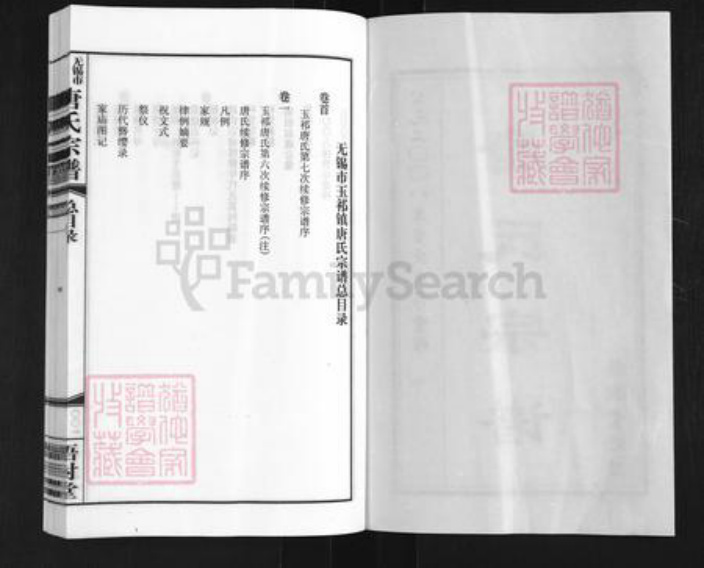 江苏省无锡市惠山区长安街道唐氏梧封堂族谱-无锡市玉祁镇唐氏宗谱.pdf电子版插图2