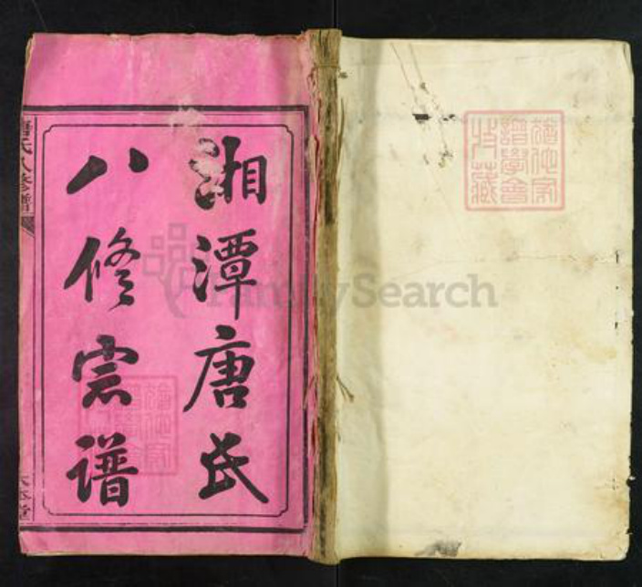湖南省湘潭市湘潭县唐氏大本堂族谱-湘潭唐氏八修谱.pdf电子版插图