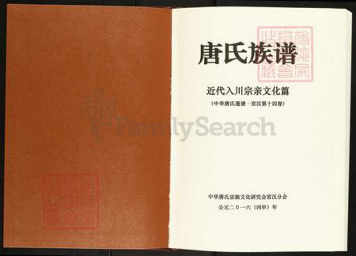 四川省四川省达州市宣汉县唐氏族谱-唐氏族谱.近代入川宗亲文化篇.pdf电子版插图1 四川省四川省达州市宣汉县唐氏族谱-唐氏族谱.近代入川宗亲文化篇.pdf电子版插图1