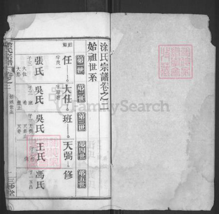 湖北省黄冈市麻城市涂氏三妙堂族谱-涂氏宗谱.pdf电子版插图1