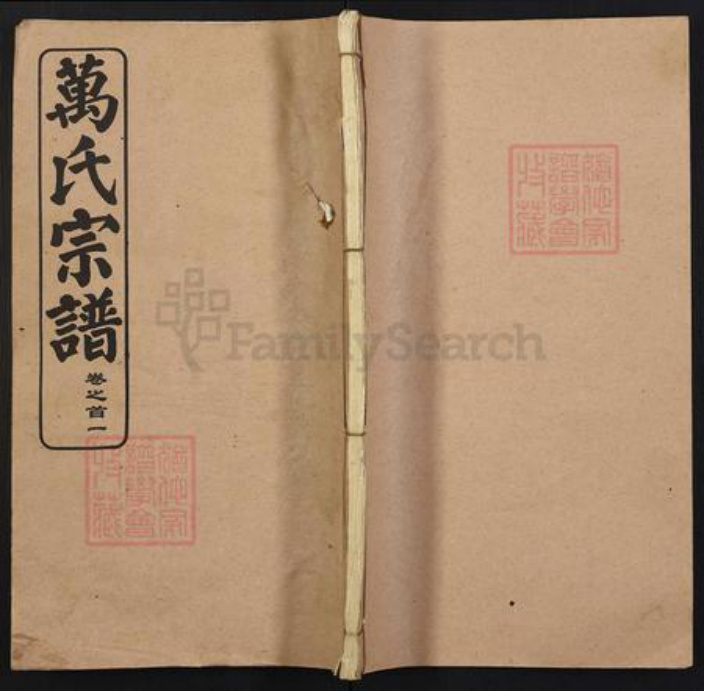 湖北省武汉市黄陂区黄陂万氏天启堂族谱-万氏宗谱.pdf电子版插图
