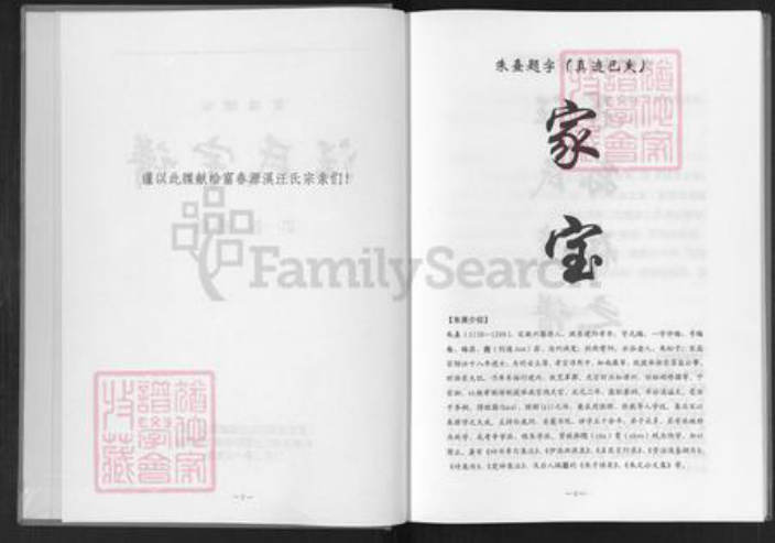 浙江省杭州市富阳灵桥镇镇汪氏族谱-汪氏宗谱.pdf电子版插图2