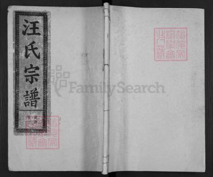 湖北省鄂州市华容区华容镇汪氏垂裕堂族谱-汪氏宗谱.pdf电子版插图