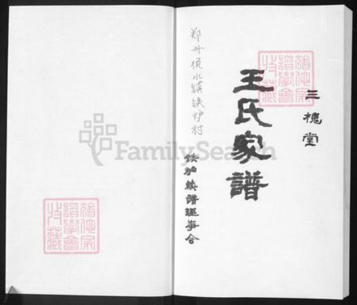 河南省郑州市中原区王氏三槐堂族谱-王氏家谱.pdf电子版插图1