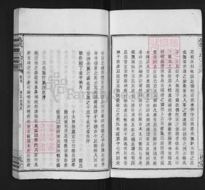 江西省吉安市万安县宝山乡王氏三槐堂族谱-万载王氏宗谱.pdf电子版插图3