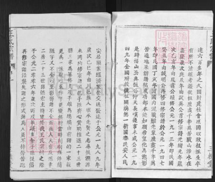 湖北省黄冈市麻城市王氏三槐堂族谱-王氏宗谱.pdf电子版插图5 湖北省黄冈市麻城市王氏三槐堂族谱-王氏宗谱.pdf电子版插图5