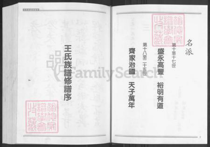 江苏省扬州市王氏三槐堂族谱-王氏族谱.pdf电子版插图2