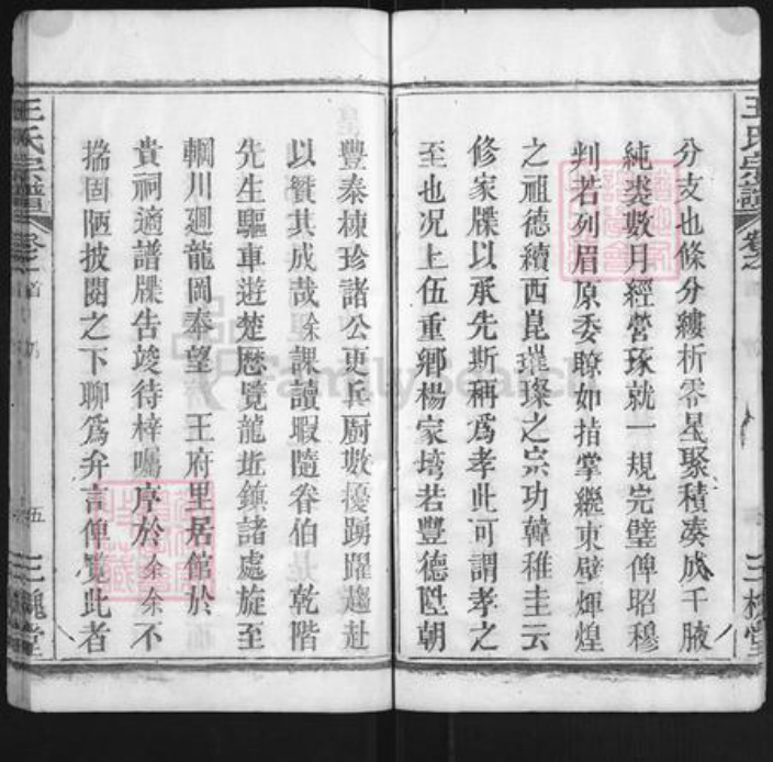 湖北省黄冈市团风县团风镇王氏三槐堂族谱-王杨宗谱.pdf电子版插图5